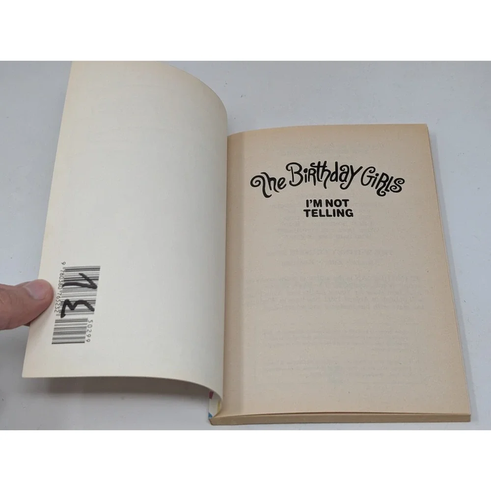 The Birthday Girls I'm Not Telling  by Jean Thesman  YA Book 1992 Avon‎ VTG 90s